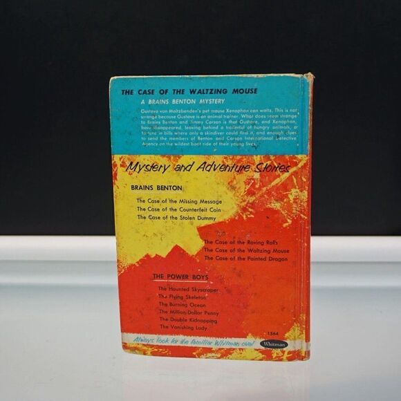 Case of the Waltzing Mouse A Brains Benton Mystery 1961 George Wyatt Hard Cover - Picture 3 of 11